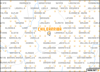 map of Chile Arriba