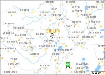 map of Chilín