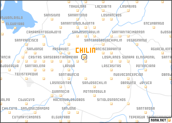 map of Chilín