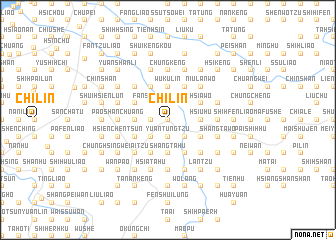 map of Chi-lin