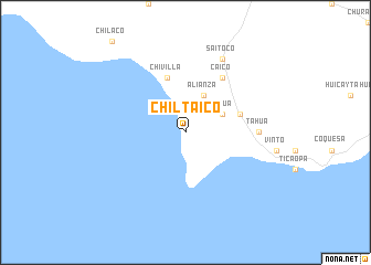 map of Chiltaico