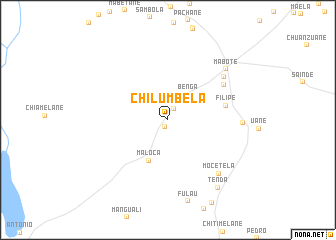 map of Chilumbela