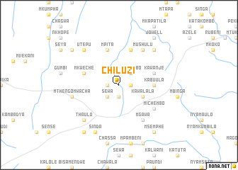 map of Chiluzi