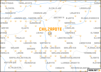 map of Chilzapote