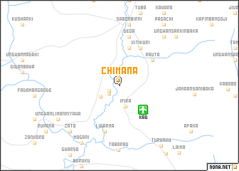 map of Chimana
