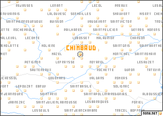 map of Chimbaud