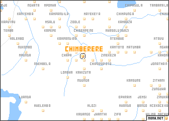 map of Chimberere