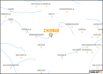 map of Chimbwe