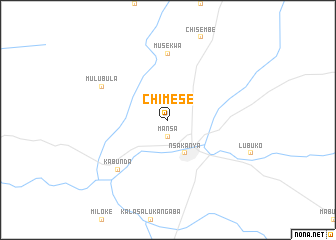 map of Chimese