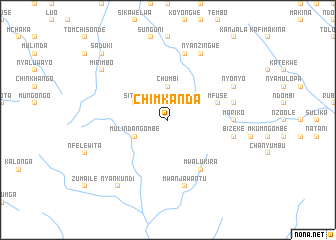 map of Chimkanda