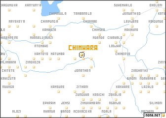 map of Chimwara