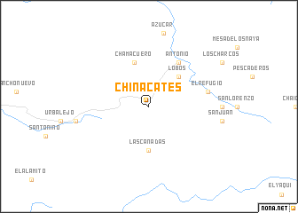 map of Chinacates