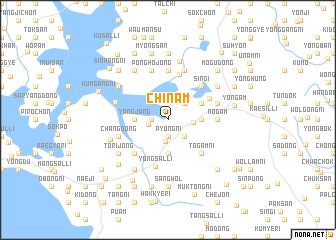 map of Chinam