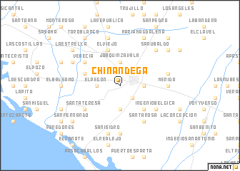map of Chinandega