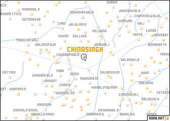 map of China Singh