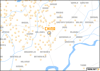 map of Chīna