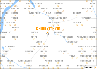 map of Chinbyitkyin