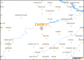 map of Chinbyit