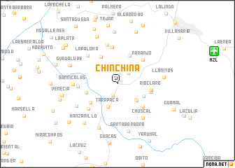 map of Chinchiná