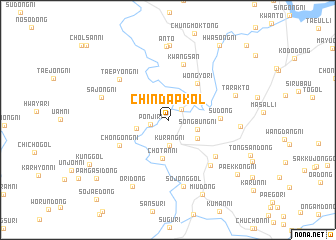 map of Chindap-kol