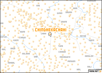 map of Chindheka Chāhi