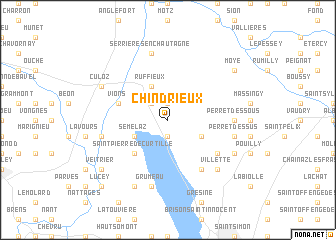 map of Chindrieux