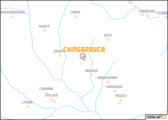 map of Chingaraúca