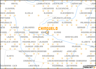 map of Chingüelo