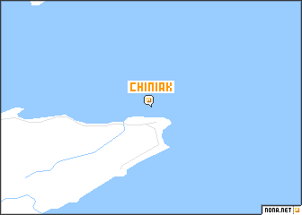 map of Chiniak