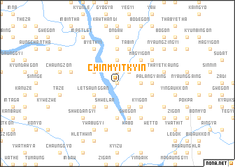 map of Chinmyitkyin