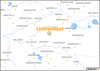 map of Chinna Kondūr