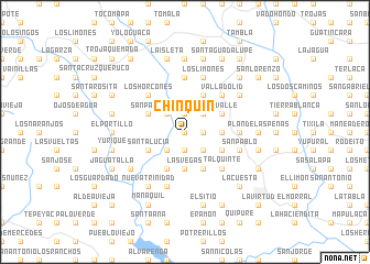 map of Chinquín