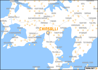 map of Chinsal-li
