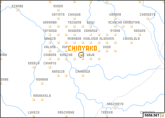 map of Chinyako