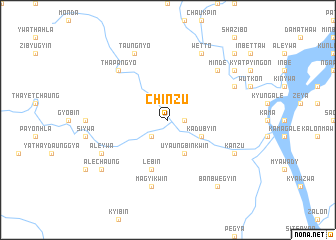 map of Chinzu