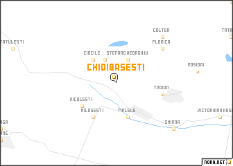 map of Chioibăşeşti