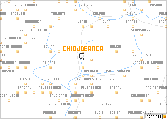map of Chiojdeanca
