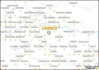 map of Chipacá