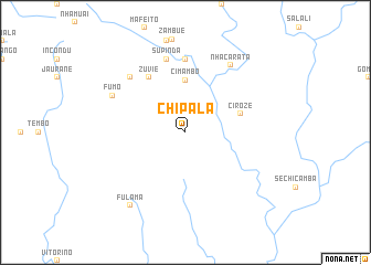map of Chipala