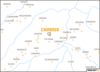 map of Chipango