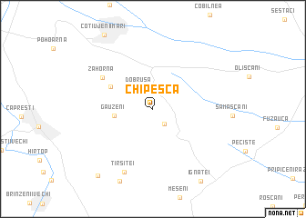 map of Chipeşca