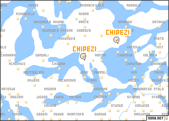 map of Chipezi