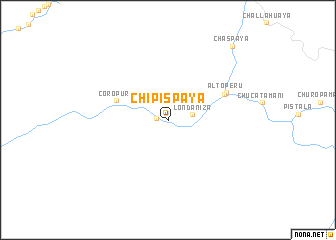 map of Chipispaya