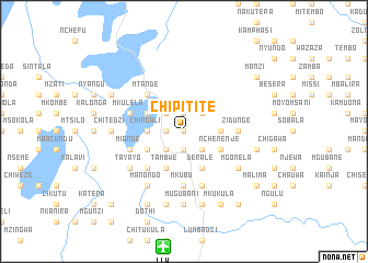 map of Chipitite