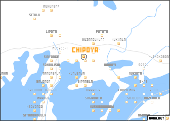 map of Chipoya