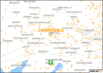 map of Chippendale