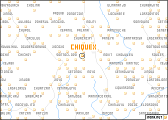 map of Chiquex