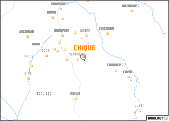 map of Chique