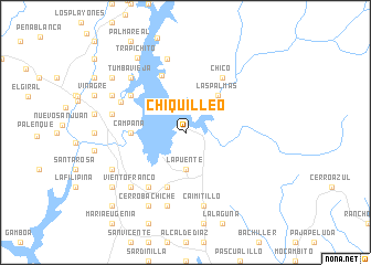 map of Chiquilleo