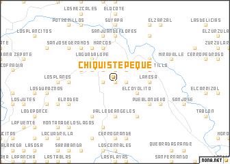 map of Chiquistepeque